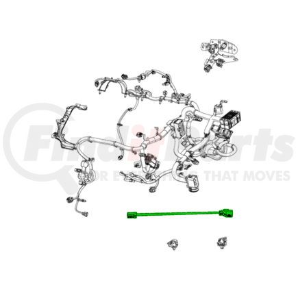 Mopar 68350359AA Engine Wiring Harness Connector - For 2015-2016 Ram ProMaster City