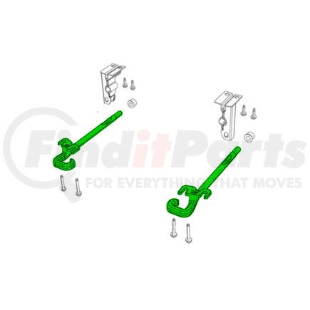 Mopar 68427880AA Tow Hook - Left, For 2019-2021 Jeep Cherokee