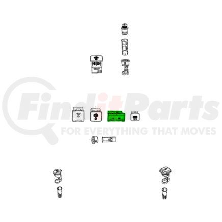 Mopar 68453787AA USB Connector Terminal