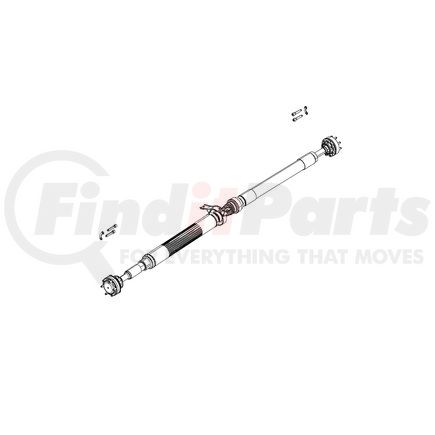 Mopar 68212030AH Drive Shaft - Rear, For 2015-2020 Dodge Charger