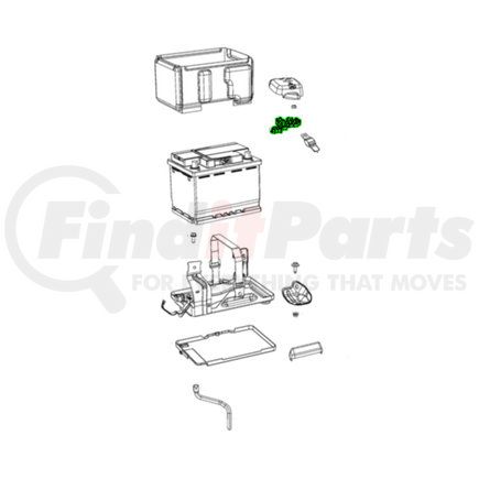 Mopar 68256606AA Battery Control Module