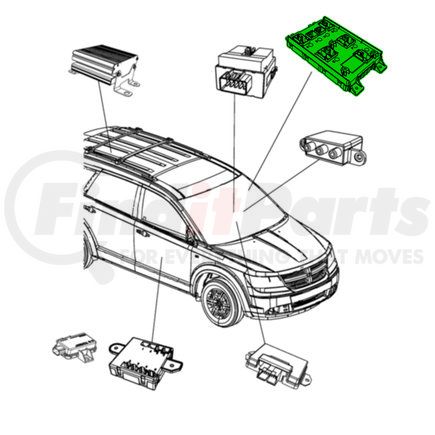 Mopar 68366474AC Body Control Module - For 2016-2020 Dodge Journey