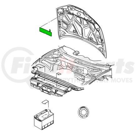 Mopar 68470489AA Emission Label