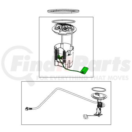 Mopar 68510388AA Fuel Pump and Sender Assembly