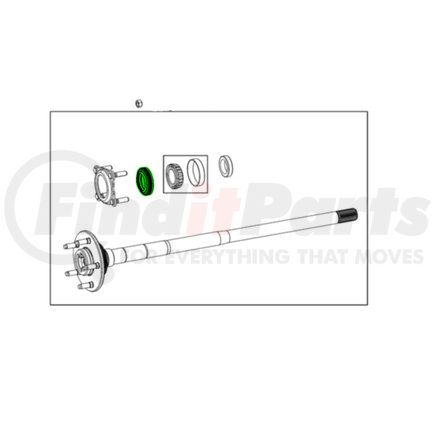 Mopar 68507419AA Drive Axle Shaft Seal