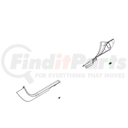 Mopar 5SH75DX9AA Door Sill Panel Clip