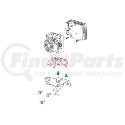 Mopar 68191444AA ABS Pump and Motor Assembly Bolt