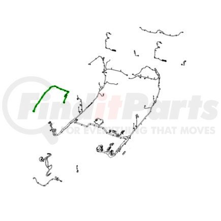 Mopar 68468606AA Headliner Wiring Harness - For 2019-2020 Ram