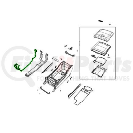 Mopar 68488672AA Console Wiring Harness - For 2021 Ram 1500