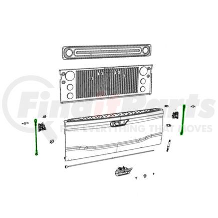 Tailgate Support Cable