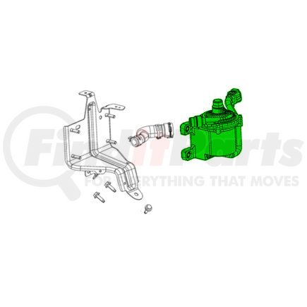Mopar 68430016AA Engine Auxiliary Water Pump - For 2021-2023 Ram 1500