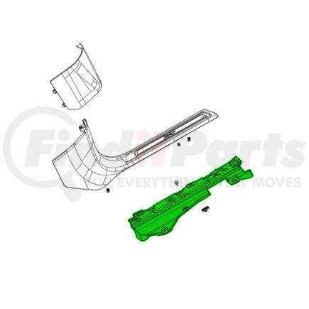 Mopar 68360205AD Floor Side Rail Reinforcement