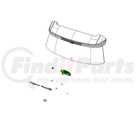 Mopar 68377197AA Liftgate Latch Release Motor