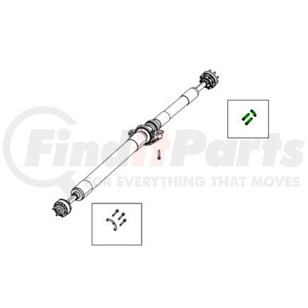 Mopar 68541103AA Drive Shaft Bolt