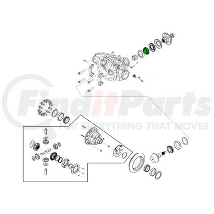 Mopar 68525424AA Manual Transmission Main Shaft Bearing Roller - For 2021-2023 Ram 1500