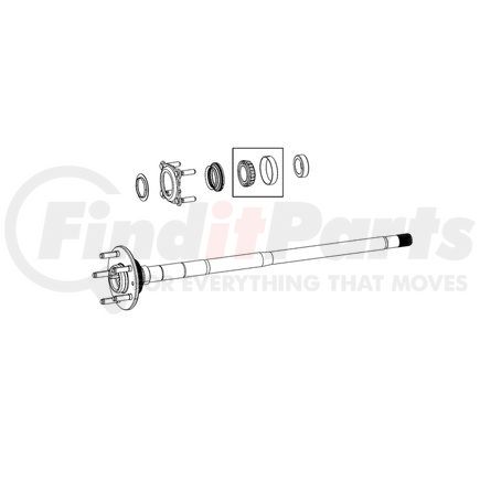 Mopar 68474094AA Drive Axle Shaft Assembly - Rear, Left or Right
