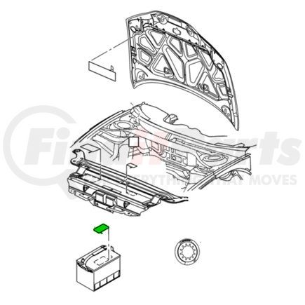 Mopar 68495588AA Emission Label - For 2021 Jeep Compass