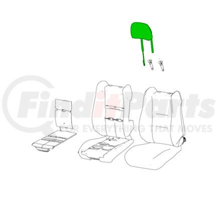 Mopar 5PR32LT5AA Headrest - Front