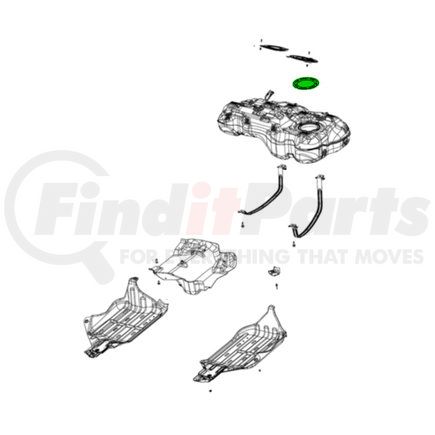Mopar 68368222AE Fuel Tank - For 2017-2022 Jeep Compass
