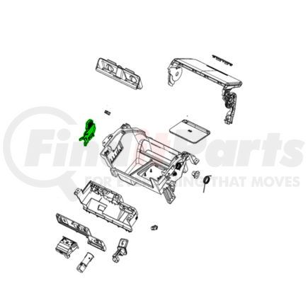 Mopar 68567877AA Center Console Latch