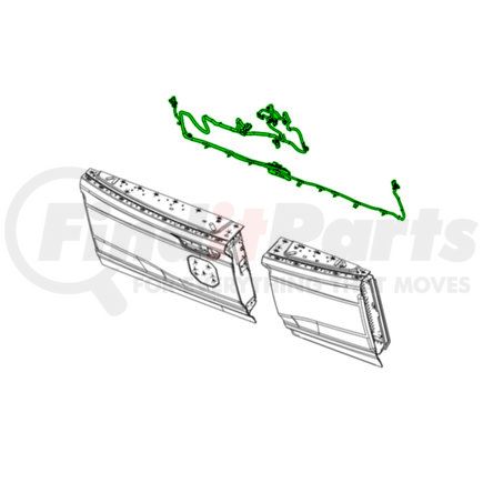 Mopar 68531014AB Tailgate Wiring Harness - For 2022-2023 Ram 1500