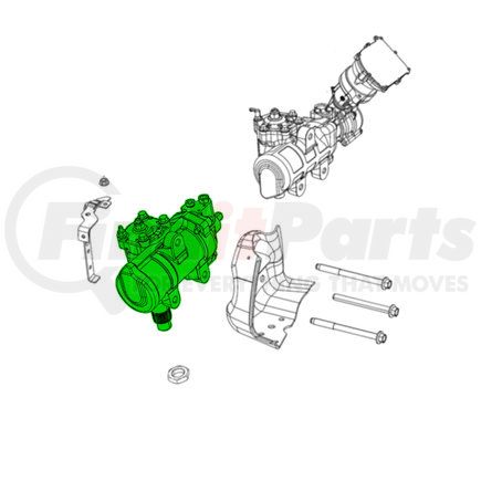 Mopar 68575538AB Power Steering Pump and Gear Assembly - For 2019-2023 Ram