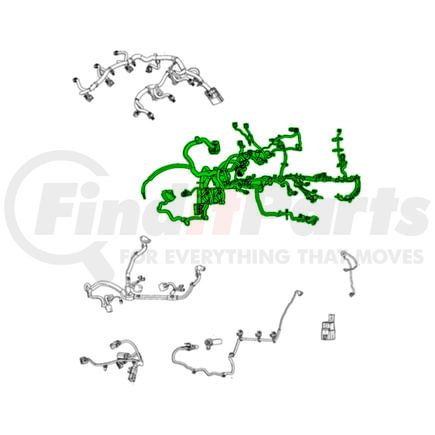 Mopar 68521352AB Engine Wiring Harness - For 2022-2023 Ram