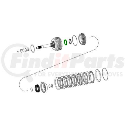 Mopar 68253816AA Automatic Transmission Carrier Thrust Bearing Race - 1.60 mm., For 2013-2023 Ram 3500