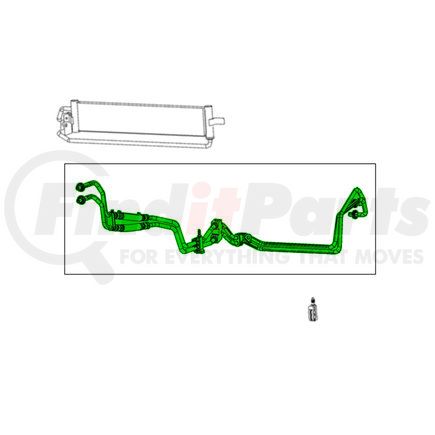 Mopar 68481147AE Fuel Feed and Return Hose - For 2021 Jeep Wrangler