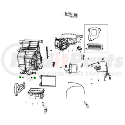 Mopar 68096461AA Wiring Harness Clip - For 2012-2019 Fiat 500