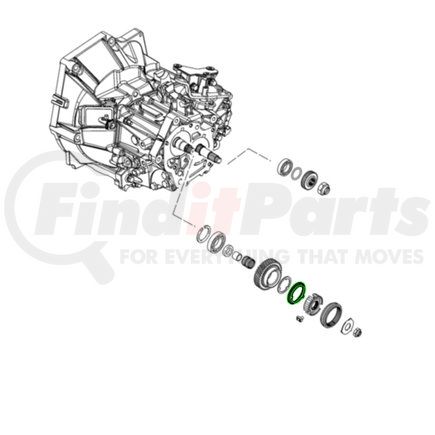Mopar 68146122AA Manual Transmission Blocking Ring - For 2012-2019 Fiat 500