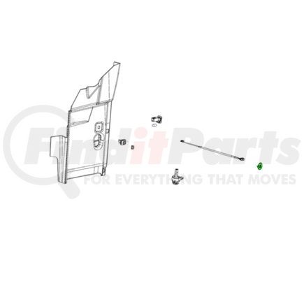 Mopar 5KX15DX9AB Courtesy Light - Rear, For 2013-2019 Ram