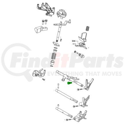 Mopar 68094636AA Manual Transmission Shift Lever Bolt - For 2012-2019 Fiat 500