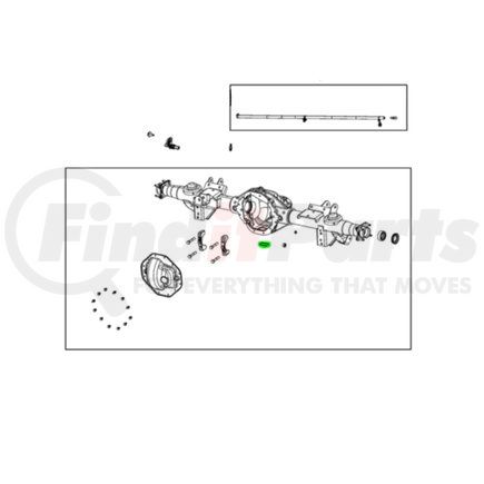 Mopar 68272109AB Axle Housing - For 2017-2023 Ram