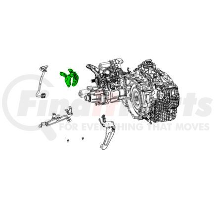 Mopar 68274402AA Engine Wiring Harness Bracket - For 2018-2021 Jeep Compass