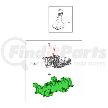 Mopar 68304498AA Automatic Transmission Shifter Plate