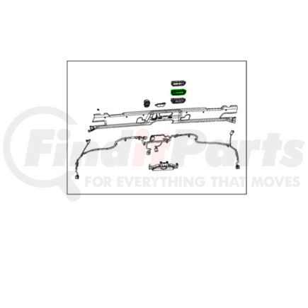 Mopar 68299056AB Air Bag Switch