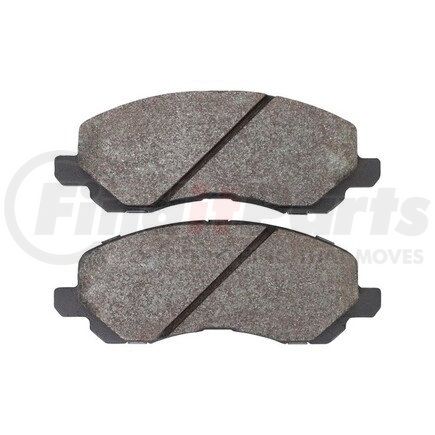 MPA Electrical 1001-0866M Quality-Built Premium Semi-Metallic Brake Pads w/ Hardware