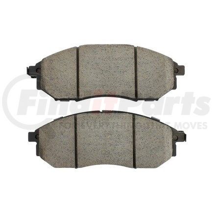 MPA Electrical 1001-0888C Quality-Built Disc Brake Pad, Premium, Ceramic, with Hardware