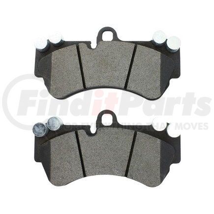 MPA Electrical 1001-1007M Quality-Built Premium Disc Brake Pad Set - Semi-Metallic, with Hardware