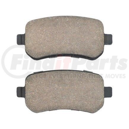 MPA Electrical 1001-1021C Quality-Built Disc Brake Pad, Premium, Ceramic, with Hardware