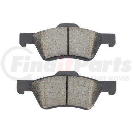 MPA Electrical 1001-1047C Quality-Built Disc Brake Pad, Premium, Ceramic, with Hardware