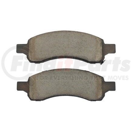 MPA Electrical 1001-1169M Quality-Built Premium Disc Brake Pad Set - Semi-Metallic, with Hardware