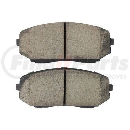MPA Electrical 1001-1258C Quality-Built Disc Brake Pad, Premium, Ceramic, with Hardware