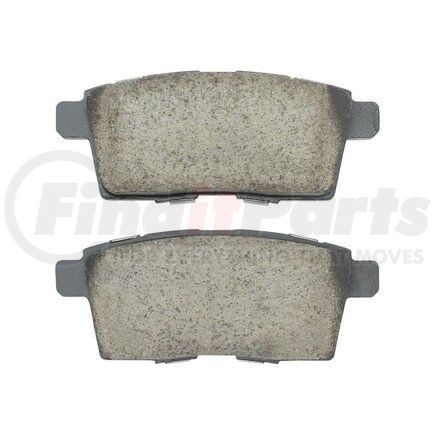 MPA Electrical 1001-1259M Quality-Built Premium Disc Brake Pad Set - Semi-Metallic, with Hardware