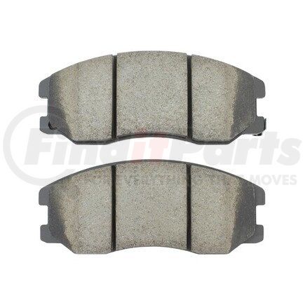 MPA Electrical 1001-1264C Quality-Built Disc Brake Pad, Premium, Ceramic, with Hardware