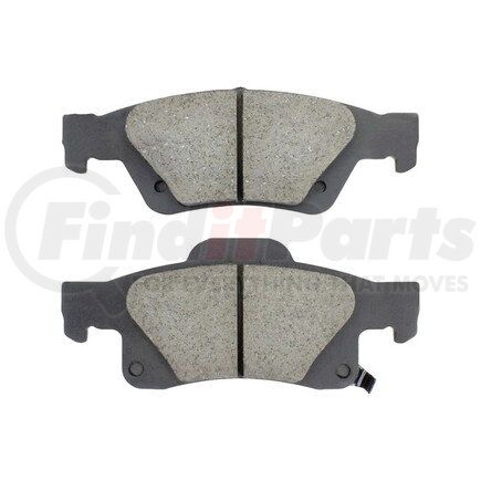 MPA Electrical 1001-1498C Quality-Built Disc Brake Pad, Premium, Ceramic, with Hardware
