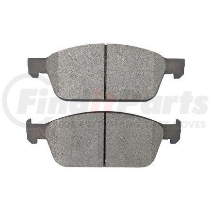MPA Electrical 1001-1645M Quality-Built Premium Disc Brake Pad Set - Semi-Metallic, with Hardware