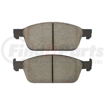 MPA Electrical 1001-1645C Quality-Built Disc Brake Pad, Premium, Ceramic, with Hardware