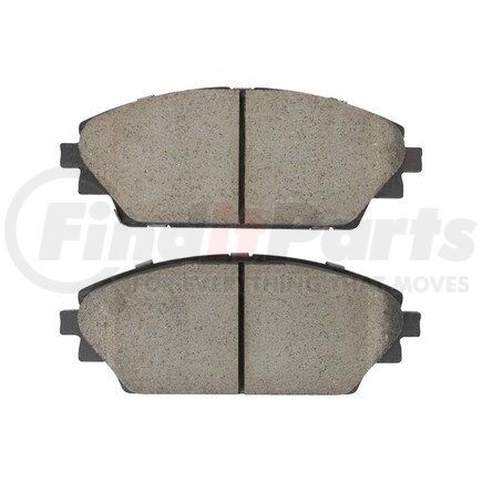 MPA Electrical 1001-1728C Quality-Built Disc Brake Pad, Premium, Ceramic, with Hardware